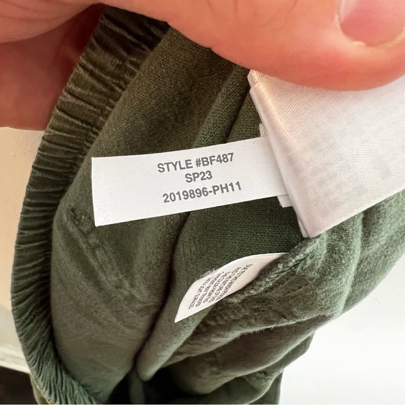 J. CREW- Seaside Pant in Linen Blend Casual Pull On Travel Lightweight Resort - Picture 7 of 7